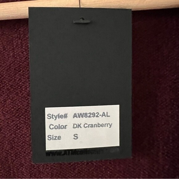 NWT ATM Anthony Melillo Two Pocket Open Front Mid Length Cashmere Cardigan SZ S - Picture 15 of 16